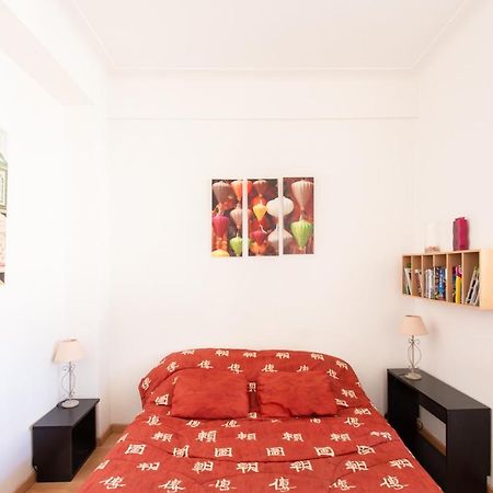 Ferienwohnung Nice Center - Bright Studio Balcony Wifi & Aircon Exterior foto